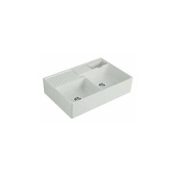 Evier cuisine Villeroy et Boch Tradition Steam CeramicPlus avec vidage manuel