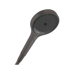 Hansgrohe - Rainfinity - Pommeau de douche 130, 3 jets, EcoSmart, chrome noir brossé 26865340