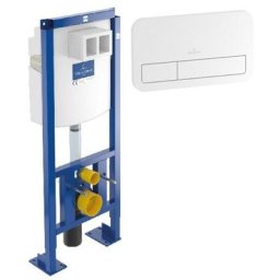 Bati support wc Villeroy Viconnect plaque blanche