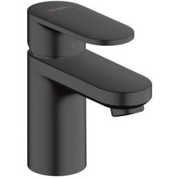 Hansgrohe - Vernis Blend Mitigeur lavabo 70 avec tirette et vidage synthétique noir mat 71550670