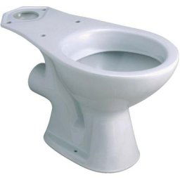 Cuvette wc nue à sortie horizontale Bastia 66x39 blanc