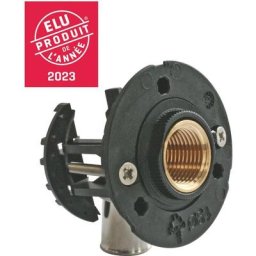 Somatherm - Kit complet fixation Robinet Machine à Laver- per Ø16 - Rac Sertir F15/21 - noir