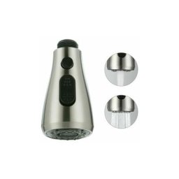 Douchette Evier Pull-Out Douchette pour Robinet Mitigeur Cuisine Pro Tête de Douche 2 Types de Jets