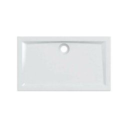 Geberit - Receveur de douche carré 70X120 cm en grès cérame 60 blanc brillant Blanc