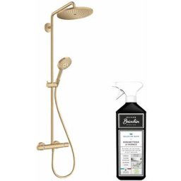 Hansgrohe - Colonne de douche thermostatique Croma Select s 280 Bronze brossé + nettoyant