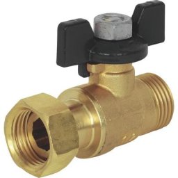Somatherm - Mini vanne pour collecteur Ecrou tournant f 15/21 - brut