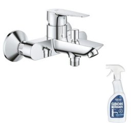 Grohe - Mitigeur bain douche StartEdge mural Quickfix + nettoyant Grohclean