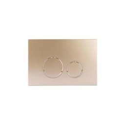 Starbluedisc - doppio plaque de commande pour Réservoir wc geberit up100/up320 chaavec gold - Goud