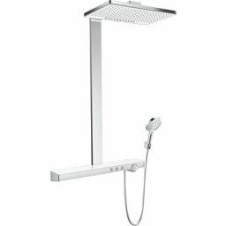 Hansgrohe - Colonne de douche 460 2jet avec mitigeur thermostatique blanc/chromé Rainmaker Select