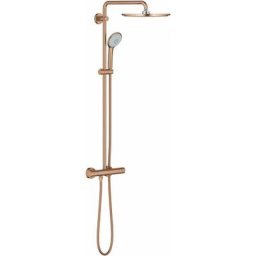 Grohe - Euphoria - Set de douche avec thermostat, 310 mm, Warm Sunset brossé 26075DL0