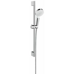 Hansgrohe - Crometta - Set de douche Green 6 l/min, 100 mm, blanc/chrome 26554400