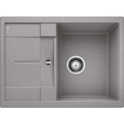 Evier Blanco Metra 45S Compact Silgranit - Alumetallic - Vidage : Manuel