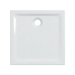 Geberit - Receveur de douche carré 80X80 cm en grès cérame 45 blanc brillant Blanc