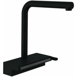 Hansgrohe - Mitigeur cuisine Aquno Select M81 250 douchette extractible 2 jets, noir mat