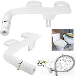 Abattant adulte pour wc Accessoire de bidet pour toilettes Bidet non électrique avec insert de
