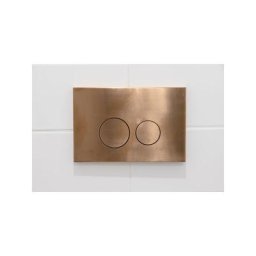 Qeramiq - Push Plaque de commande DualFlush pour bâti-support Geberit UP320 Métal boutons ronds