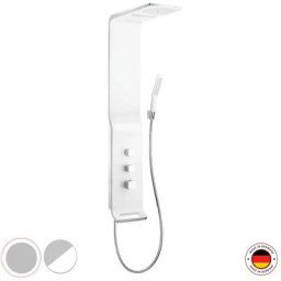 Hansgrohe - Colonne de douche Raindance 180, 2 jets, tablette d angle, chromé, Sans nettoyant