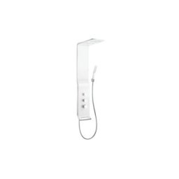 Hansgrohe - Colonne de douche Raindance 180, 2 jets blanc chromé