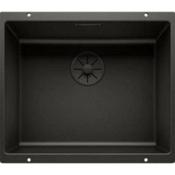 Subline 500 - Évier en silgranit, 530x460 mm, Black Edition, noir 526340 - Blanco