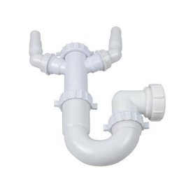 Vier de cuisine tuyau de descente double trop-plein joint lave-vaisselle interface multi-joint
