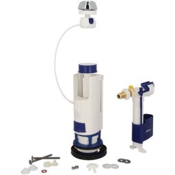 NICOLL Mécanisme double volume à cable Eco concept 3V102 avec robinet flotteur