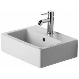 Vero - Lave-mains 450x350 mm, avec un trou pour mitigeur, blanc alpin 0704450000 - Duravit