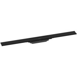 Hansgrohe RainDrain Flex Caniveau de douche linéaire 800 découpable pour montage libre, noir mat