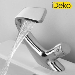 Robinet de lavabo mitigeur salle de bain Mono cascade Nouveau collection en laiton chrom cartouche