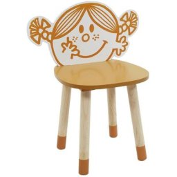 Home Deco Kids - Chaise Enfant Madame Bonheur Jaune
