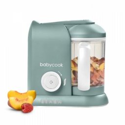 Babycook Solo, Robot bébé 4 en 1, Cuiseur, Mixeur - Eucalyptus - Beaba