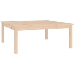 Table basse 100x100x40 cm Bois massif de pin Vidaxl Marron