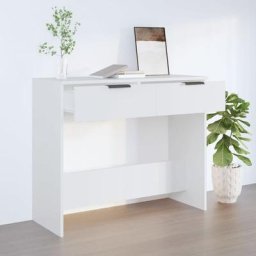 Table console Table d'entrée | Bout de Canapé Blanc 90x36x75 cm Bois d'ingénierie 43447 - Blanc
