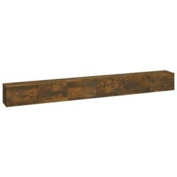 Ensemble de meubles tv 3 pcs Chêne fumé Bois d'ingénierie Vidaxl Chêne fumé