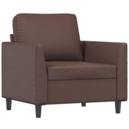 Fauteuil Marron 60 cm Similicuir Vidaxl Marron