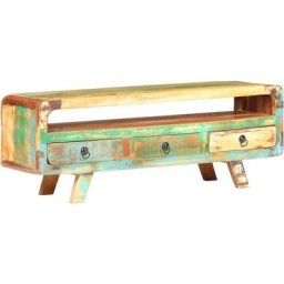 Vidaxl - Meuble tv 117x30x41 cm Bois de récupération massif n/a