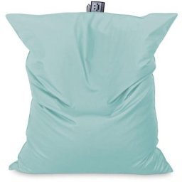 Big Pouf Similicuir Outdoor Bleu Ciel Happers Bleu Ciel