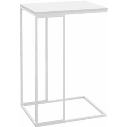 Table d'appoint Blanc 40x30x59 cm Bois d'ingénierie vidaXL - Blanc