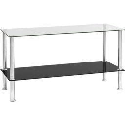 Table basse Transparent 110x43x60 cm Verre trempé vidaXL - Transparent