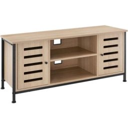 Meuble pour téléviseur Carlow 110x41,5x50,5cm - Buffet pour téléviseur, armoire pour téléviseur,