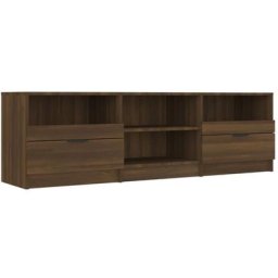 Meuble tv Chêne marron 150x33,5x45 cm Bois d'ingénierie Vidaxl Chêne marron