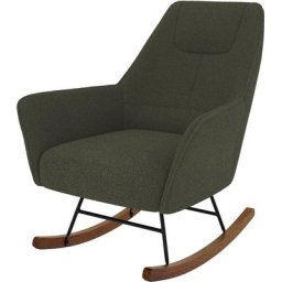 Rocking-chair Shaun kaki - Vert