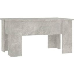 Vidaxl - Table basse Gris béton 79x49x41 cm Bois d'ingénierie Gris béton