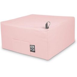 Pouf Lit 1 place Similicuir Indoor Rose Happers Unique Rose - Rose