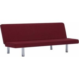 Vidaxl - Canapé-lit Rouge bordeaux Polyester Wine red