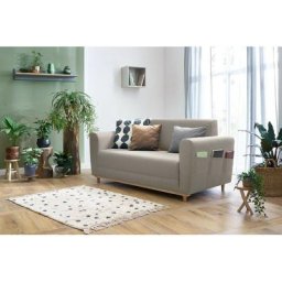 Canapé droit convertible Bobochic xs - Canapé droit convertible déplimousse pigalle Beige - Beige