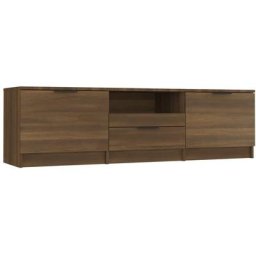 Meuble tv Chêne marron 140x35x40 cm Bois d'ingénierie Vidaxl Chêne marron