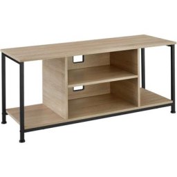 Meuble bas avec quatre compartiments ouverts et une étagère variable - Etagère pour téléviseur,