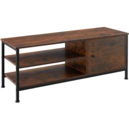 Meuble bas Durban 110x40x45,5cm - Etagère pour téléviseur, armoire à téléviseur de style
