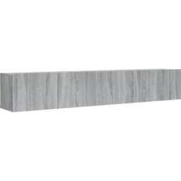 Ensemble de meubles tv 2 pcs Sonoma gris Bois d'ingénierie Vidaxl Sonoma gris