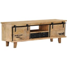Vidaxl - Meuble tv 120x30x40 cm Bois massif de manguier n/a